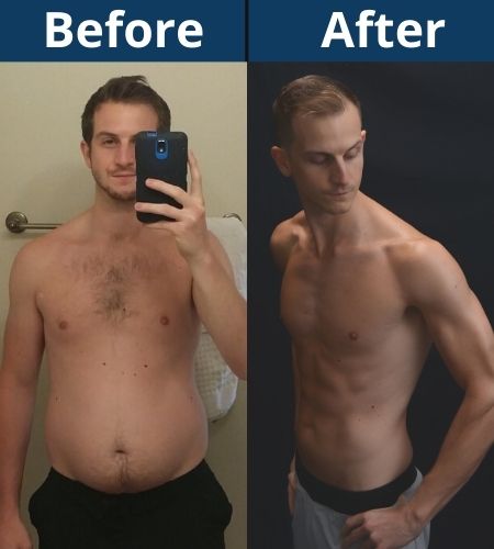 Chaz before and after pic